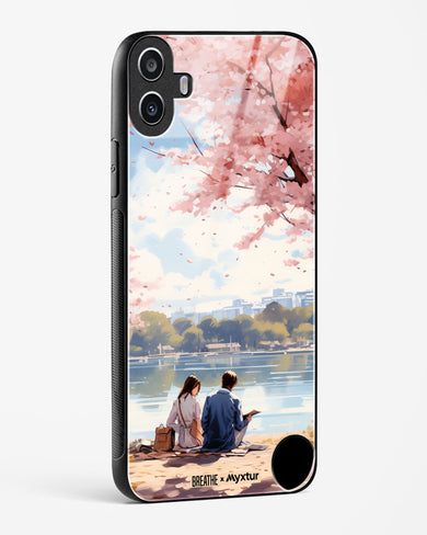 Sakura Serenade [BREATHE] Glass Case Phone Cover (Nothing)