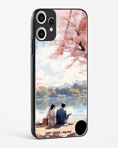 Sakura Serenade [BREATHE] Glass Case Phone Cover (Nothing)