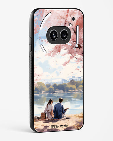 Sakura Serenade [BREATHE] Glass Case Phone Cover (Nothing)
