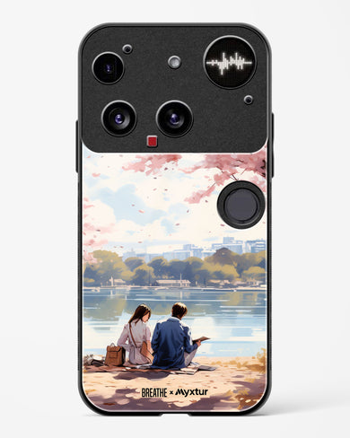 Sakura Serenade [BREATHE] Glass Case Phone Cover (Nothing)