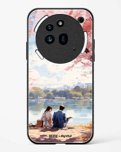 Sakura Serenade [BREATHE] Glass Case Phone Cover (Nothing)