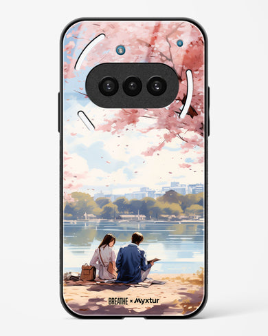 Sakura Serenade [BREATHE] Glass Case Phone Cover (Nothing)