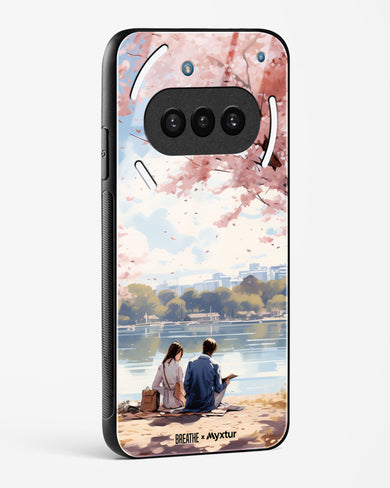 Sakura Serenade [BREATHE] Glass Case Phone Cover (Nothing)