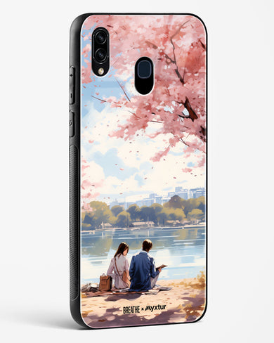 Sakura Serenade [BREATHE] Glass Case Phone Cover-(Samsung)