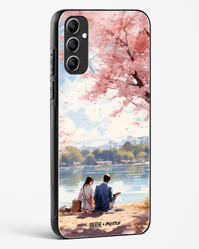 Sakura Serenade [BREATHE] Glass Case Phone Cover-(Samsung)