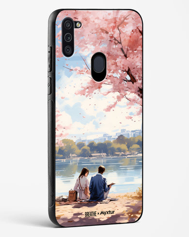 Sakura Serenade [BREATHE] Glass Case Phone Cover (Samsung)
