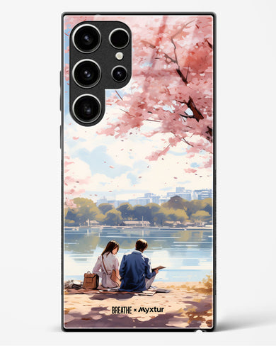 Sakura Serenade [BREATHE] Glass Case Phone Cover-(Samsung)