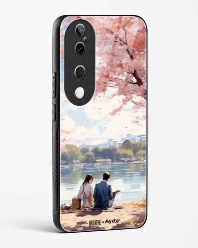 Sakura Serenade [BREATHE] Glass Case Phone Cover (Vivo)