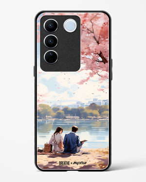 Sakura Serenade [BREATHE] Glass Case Phone Cover (Vivo)