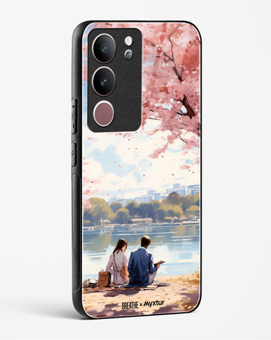 Sakura Serenade [BREATHE] Glass Case Phone Cover (Vivo)