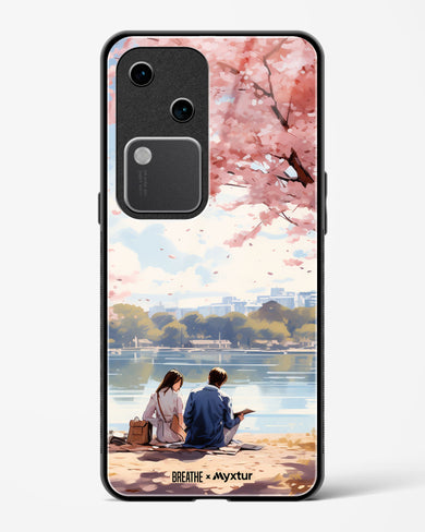 Sakura Serenade [BREATHE] Glass Case Phone Cover (Vivo)