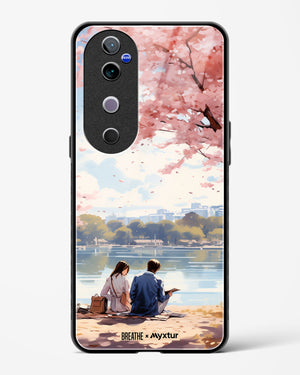 Sakura Serenade [BREATHE] Glass Case Phone Cover (Vivo)