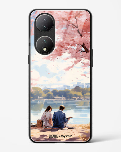 Sakura Serenade [BREATHE] Glass Case Phone Cover-(Vivo)