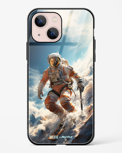 Cosmic Skiing Adventure [BREATHE] Glass Case Phone Cover (Apple)