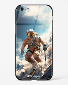 Cosmic Skiing Adventure [BREATHE] Glass Case Phone Cover (Apple)