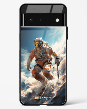 Cosmic Skiing Adventure [BREATHE] Glass Case Phone Cover-(Google)