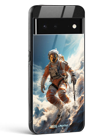 Cosmic Skiing Adventure [BREATHE] Glass Case Phone Cover (Google)