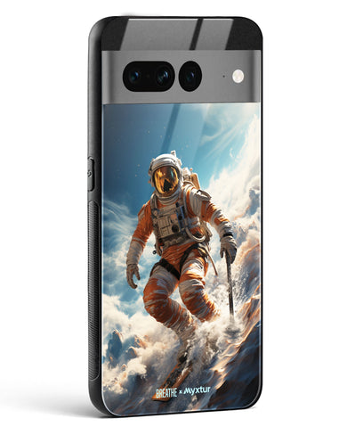 Cosmic Skiing Adventure [BREATHE] Glass Case Phone Cover (Google)