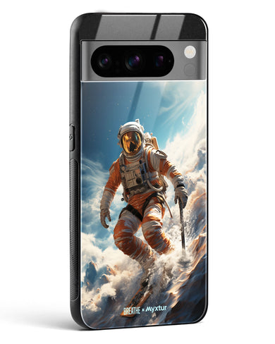 Cosmic Skiing Adventure [BREATHE] Glass Case Phone Cover (Google)