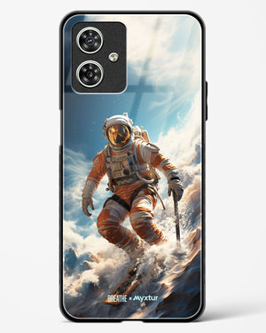 Cosmic Skiing Adventure [BREATHE] Glass Case Phone Cover (Motorola)