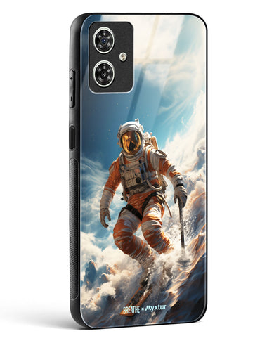 Cosmic Skiing Adventure [BREATHE] Glass Case Phone Cover (Motorola)
