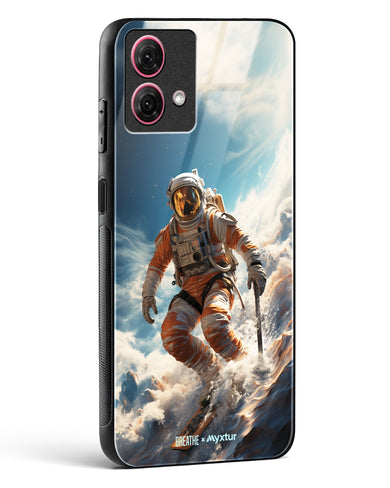 Cosmic Skiing Adventure [BREATHE] Glass Case Phone Cover (Motorola)