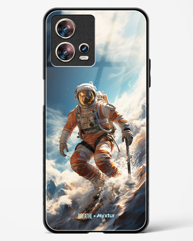 Cosmic Skiing Adventure [BREATHE] Glass Case Phone Cover (Motorola)