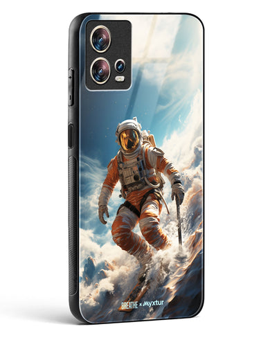 Cosmic Skiing Adventure [BREATHE] Glass Case Phone Cover (Motorola)