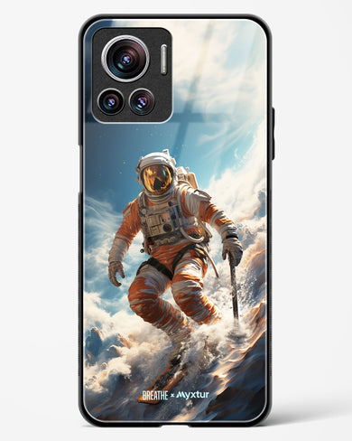 Cosmic Skiing Adventure [BREATHE] Glass Case Phone Cover (Motorola)