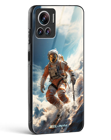 Cosmic Skiing Adventure [BREATHE] Glass Case Phone Cover (Motorola)