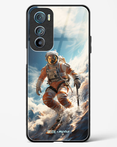 Cosmic Skiing Adventure [BREATHE] Glass Case Phone Cover (Motorola)