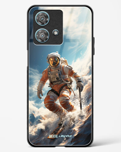 Cosmic Skiing Adventure [BREATHE] Glass Case Phone Cover (Motorola)