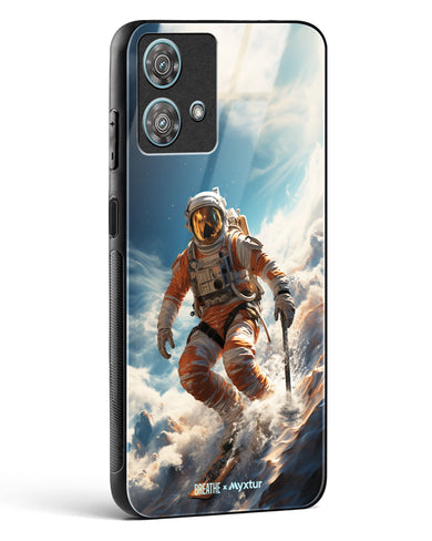 Cosmic Skiing Adventure [BREATHE] Glass Case Phone Cover (Motorola)
