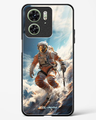 Cosmic Skiing Adventure [BREATHE] Glass Case Phone Cover (Motorola)