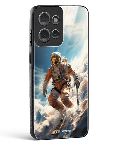 Cosmic Skiing Adventure [BREATHE] Glass Case Phone Cover (Motorola)