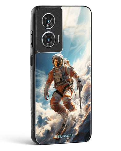 Cosmic Skiing Adventure [BREATHE] Glass Case Phone Cover (Motorola)