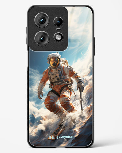Cosmic Skiing Adventure [BREATHE] Glass Case Phone Cover (Motorola)