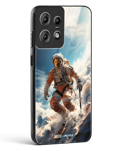 Cosmic Skiing Adventure [BREATHE] Glass Case Phone Cover (Motorola)