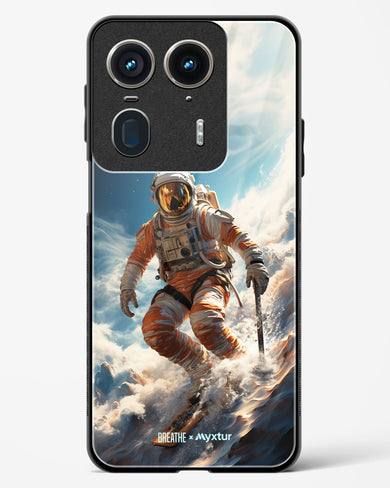 Cosmic Skiing Adventure [BREATHE] Glass Case Phone Cover (Motorola)