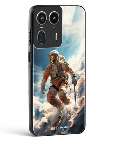 Cosmic Skiing Adventure [BREATHE] Glass Case Phone Cover (Motorola)
