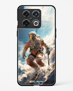 Cosmic Skiing Adventure [BREATHE] Glass Case Phone Cover-(OnePlus)