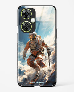 Cosmic Skiing Adventure [BREATHE] Glass Case Phone Cover (OnePlus)