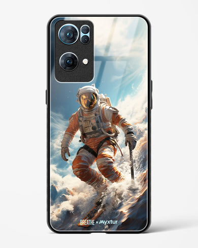 Cosmic Skiing Adventure [BREATHE] Glass Case Phone Cover (Oppo)