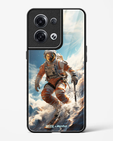 Cosmic Skiing Adventure [BREATHE] Glass Case Phone Cover (Oppo)