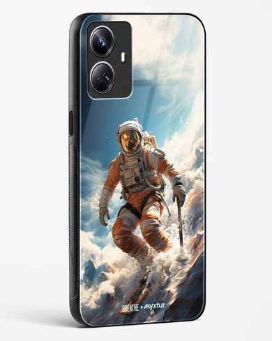 Cosmic Skiing Adventure [BREATHE] Glass Case Phone Cover (Realme)