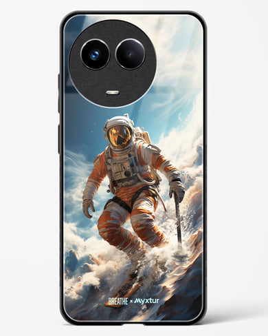 Cosmic Skiing Adventure [BREATHE] Glass Case Phone Cover (Realme)