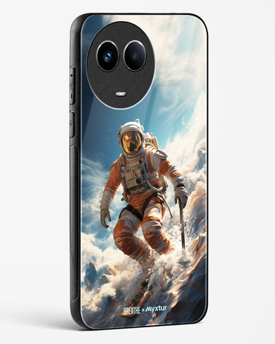 Cosmic Skiing Adventure [BREATHE] Glass Case Phone Cover (Realme)