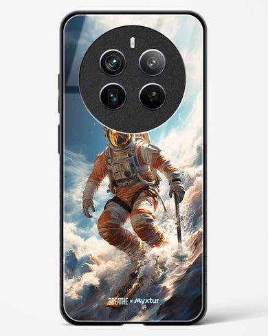 Cosmic Skiing Adventure [BREATHE] Glass Case Phone Cover (Realme)