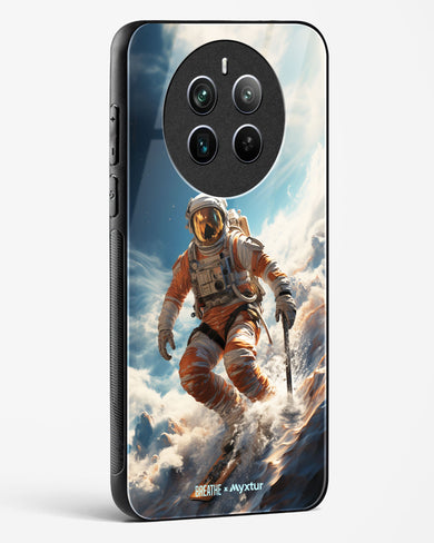 Cosmic Skiing Adventure [BREATHE] Glass Case Phone Cover (Realme)