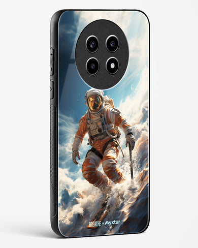 Cosmic Skiing Adventure [BREATHE] Glass Case Phone Cover (Realme)